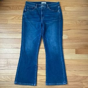 LOFT High Waist Kick Crop Jeans - Size 29/8